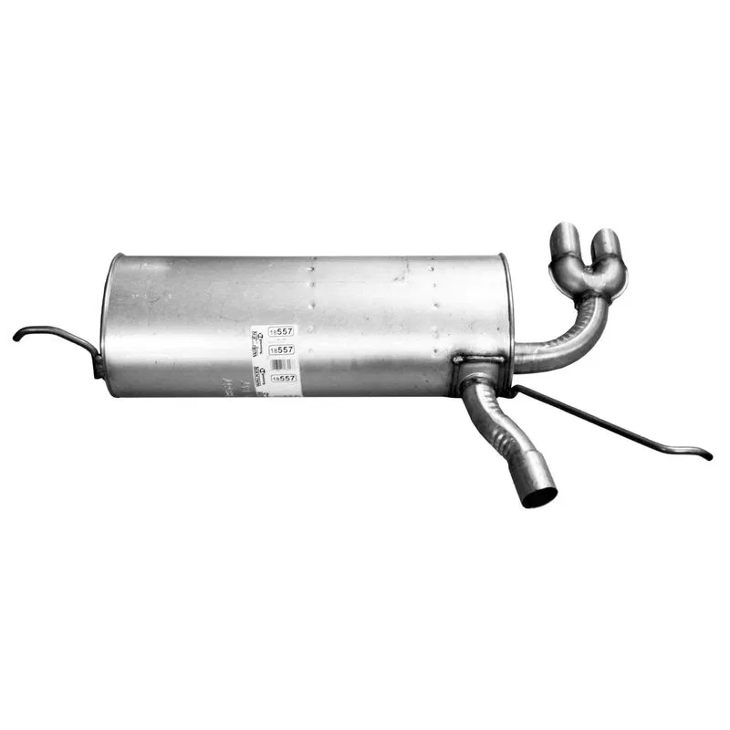 18557 – WALKER EXHST Exhaust Muffler, OE Replacement 9 Inch Width x 7 Inch Height Oval Aluminized Steel Case Single 2...